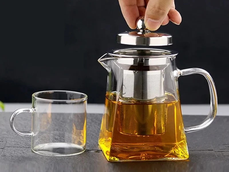 Glass Teapot with Tea Separator Glass Teapot with Tea Separator